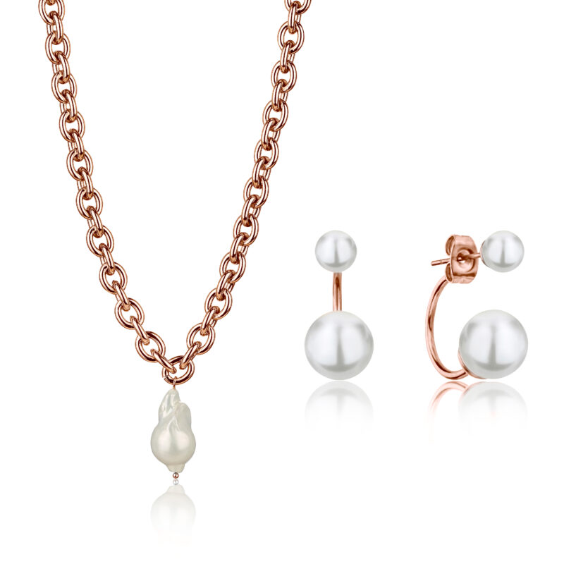 Morgan Pearl Rose Gold Set - Image 7