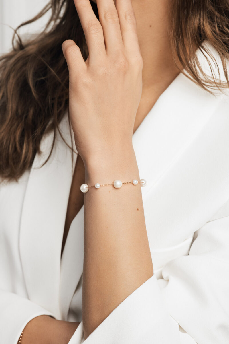 Linda Pearl Rose Gold Set - Image 3