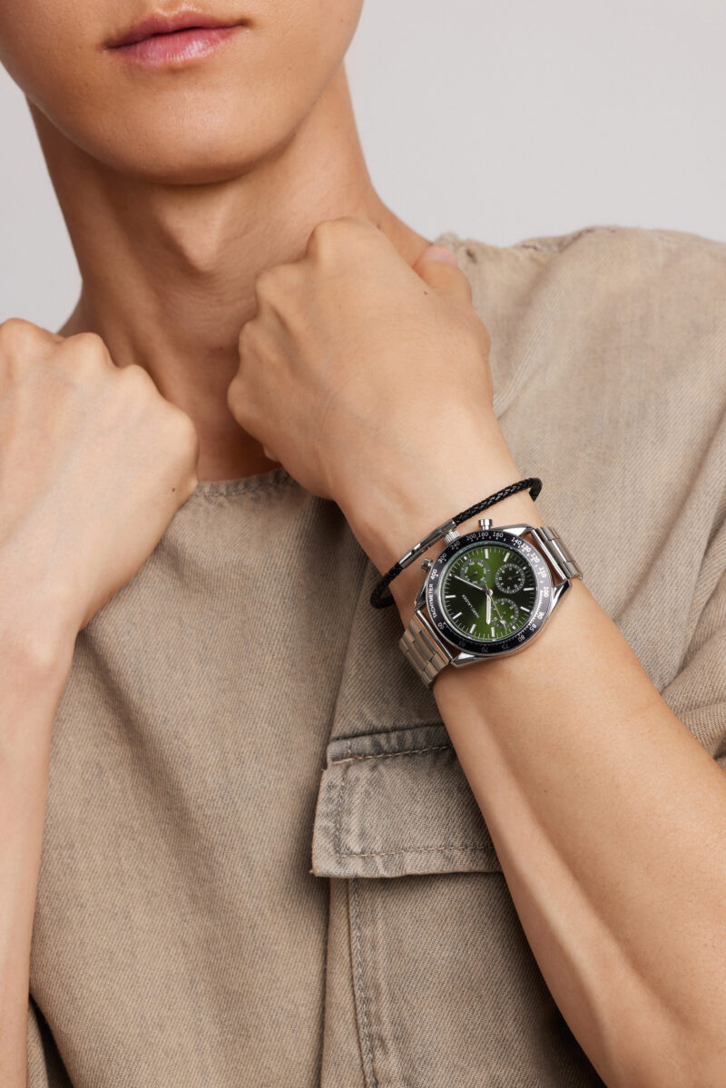 Breno  Bracelet  Black  Genuine leather - Image 2