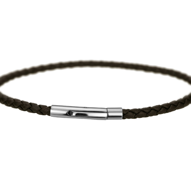 Breno  Bracelet  Dark brown  Genuine leather - Image 7