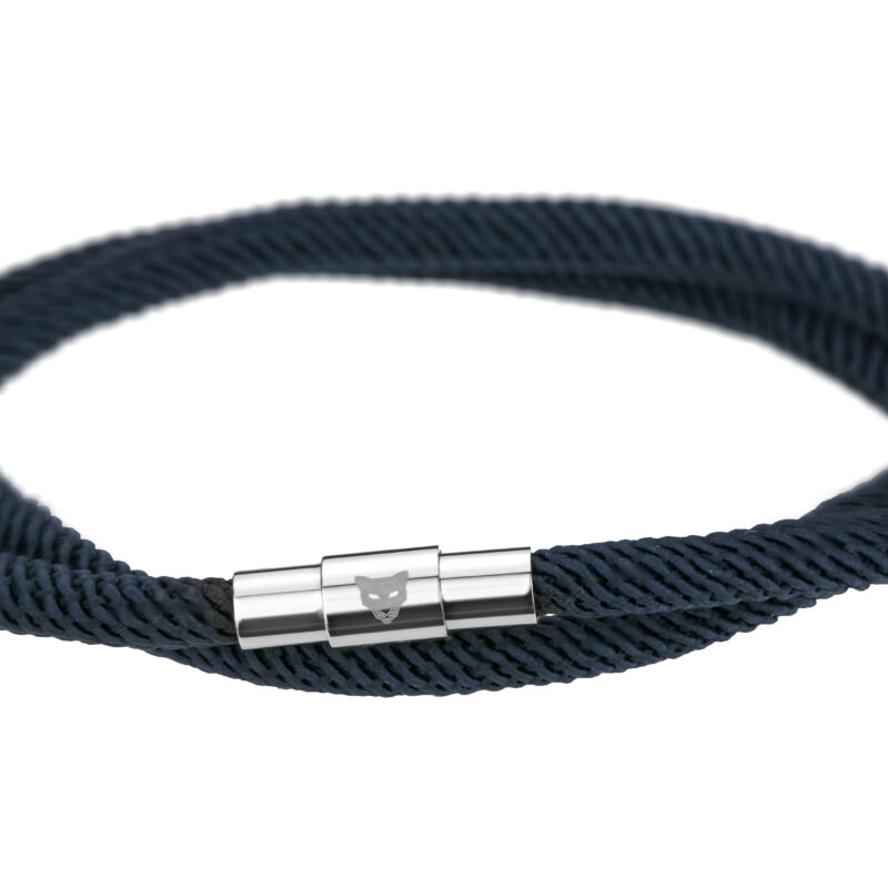 Sondrio  Bracelet  Dark blue Genuine leather - Image 5