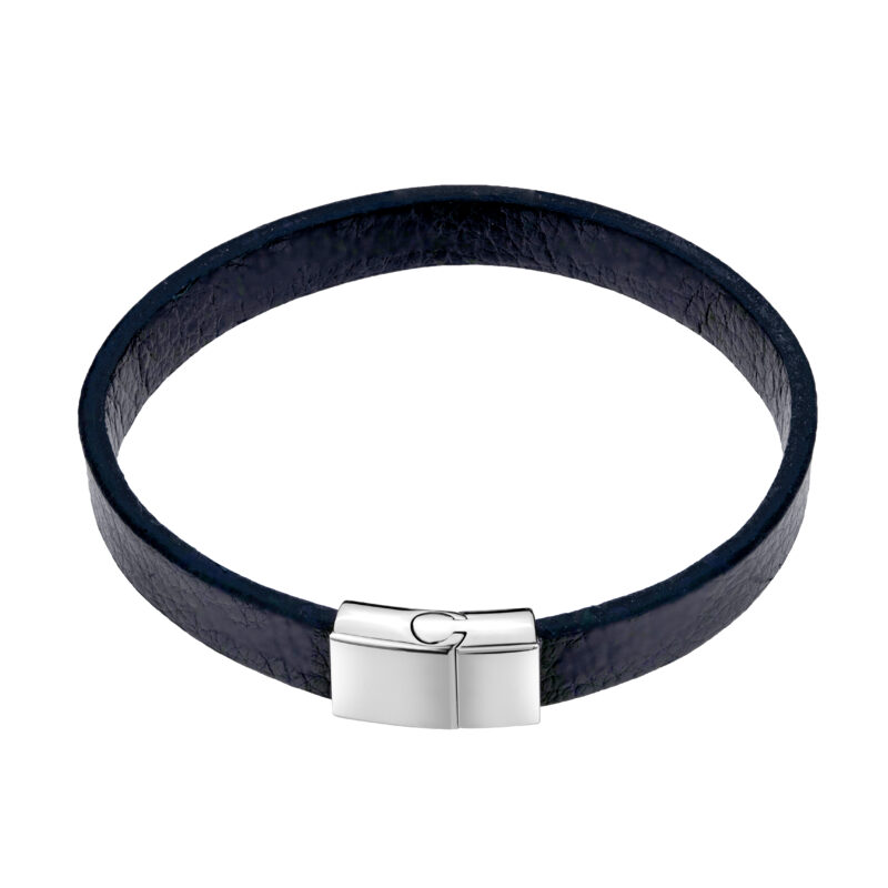 Bellagio  Bracelet  Dark blue Genuine leather - Image 7