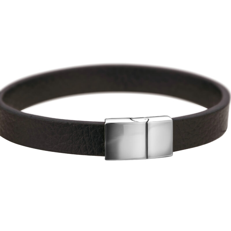 Bellagio  Bracelet  Dark brown  Genuine leather - Image 8