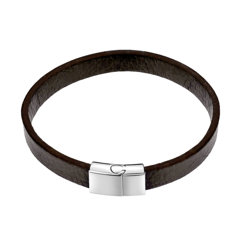 Bellagio  Bracelet  Dark brown  Genuine leather - Image 3