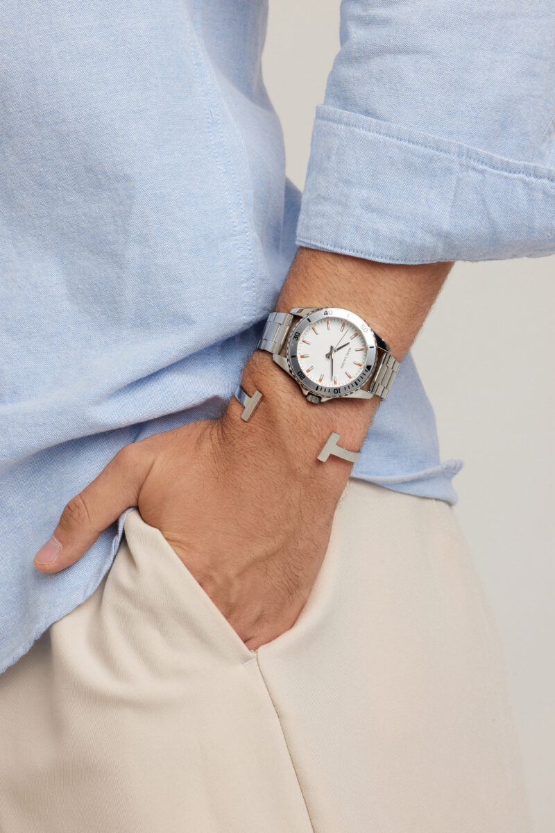 Oslo  White Link  Stainless steel - Image 12