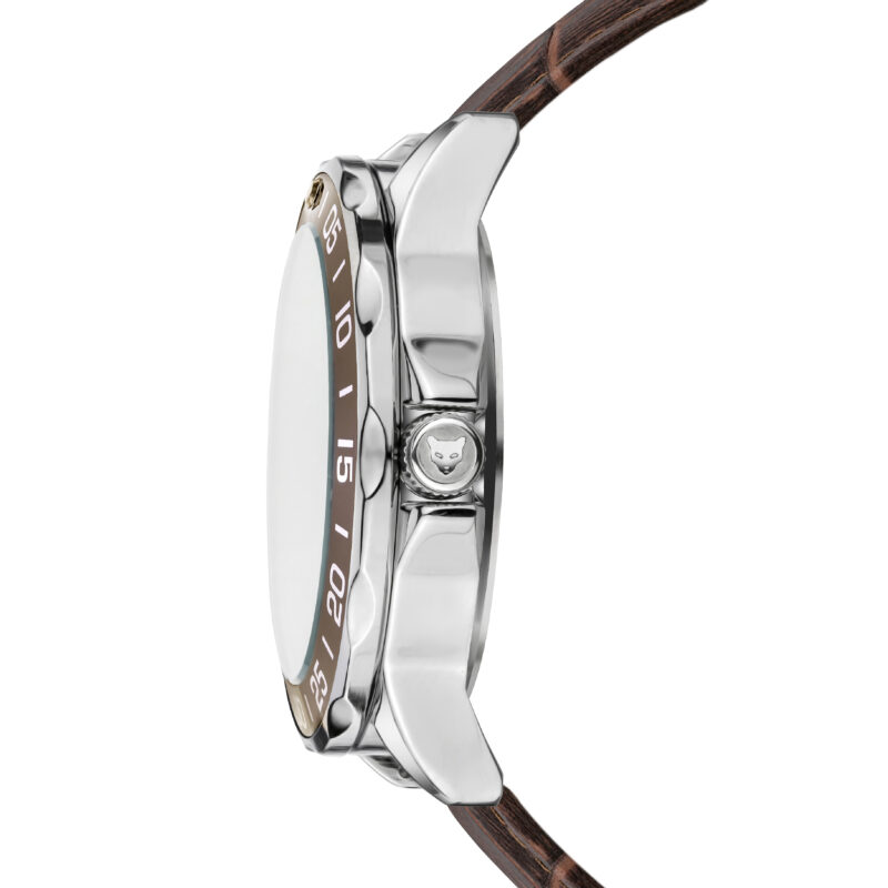 Ljublijana Chocolate brown sunray Padded and stitched croco Genuine calf leather - Image 9