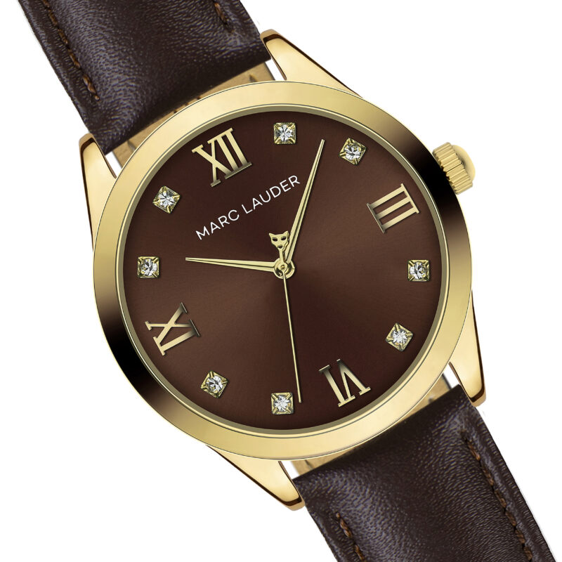 Marrakech  Brown sunray  Padded and stitched smooth Genuine calf leather - Image 11