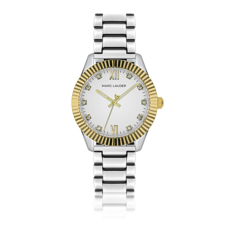 Athens  White Link  Stainless steel