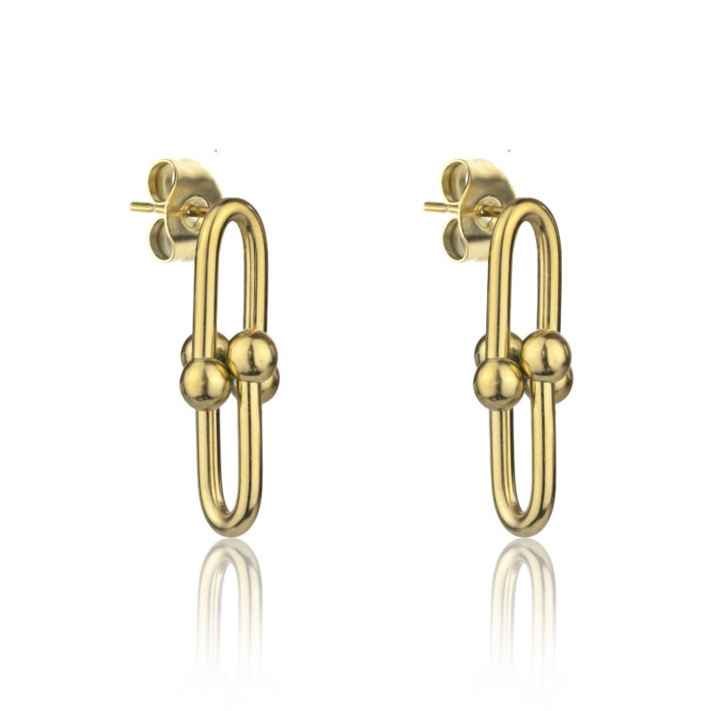 Tuscania Earrings  Gold Stainless steel - Image 9