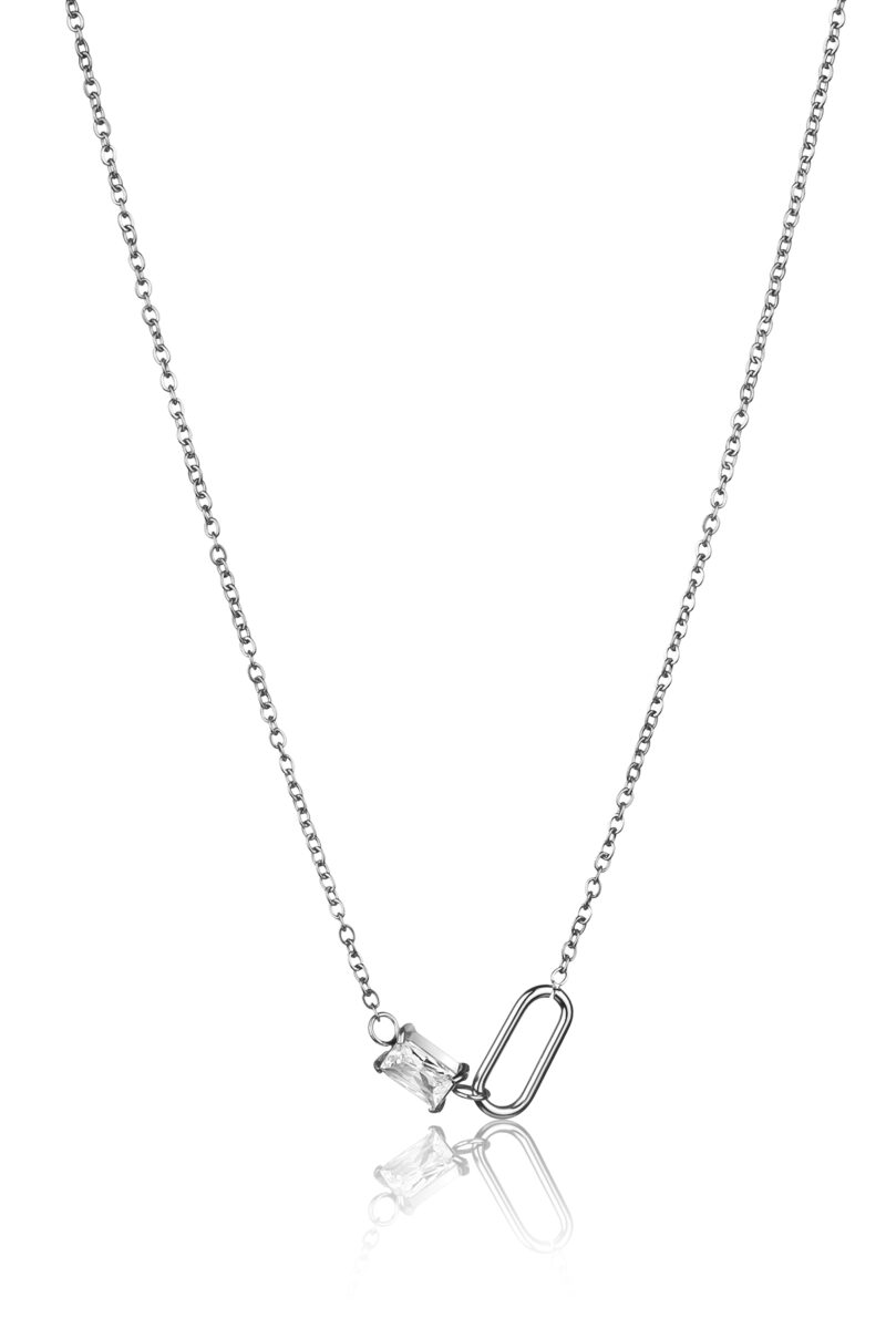 Bomarzo  Necklace  Silver Stainless steel - Image 5