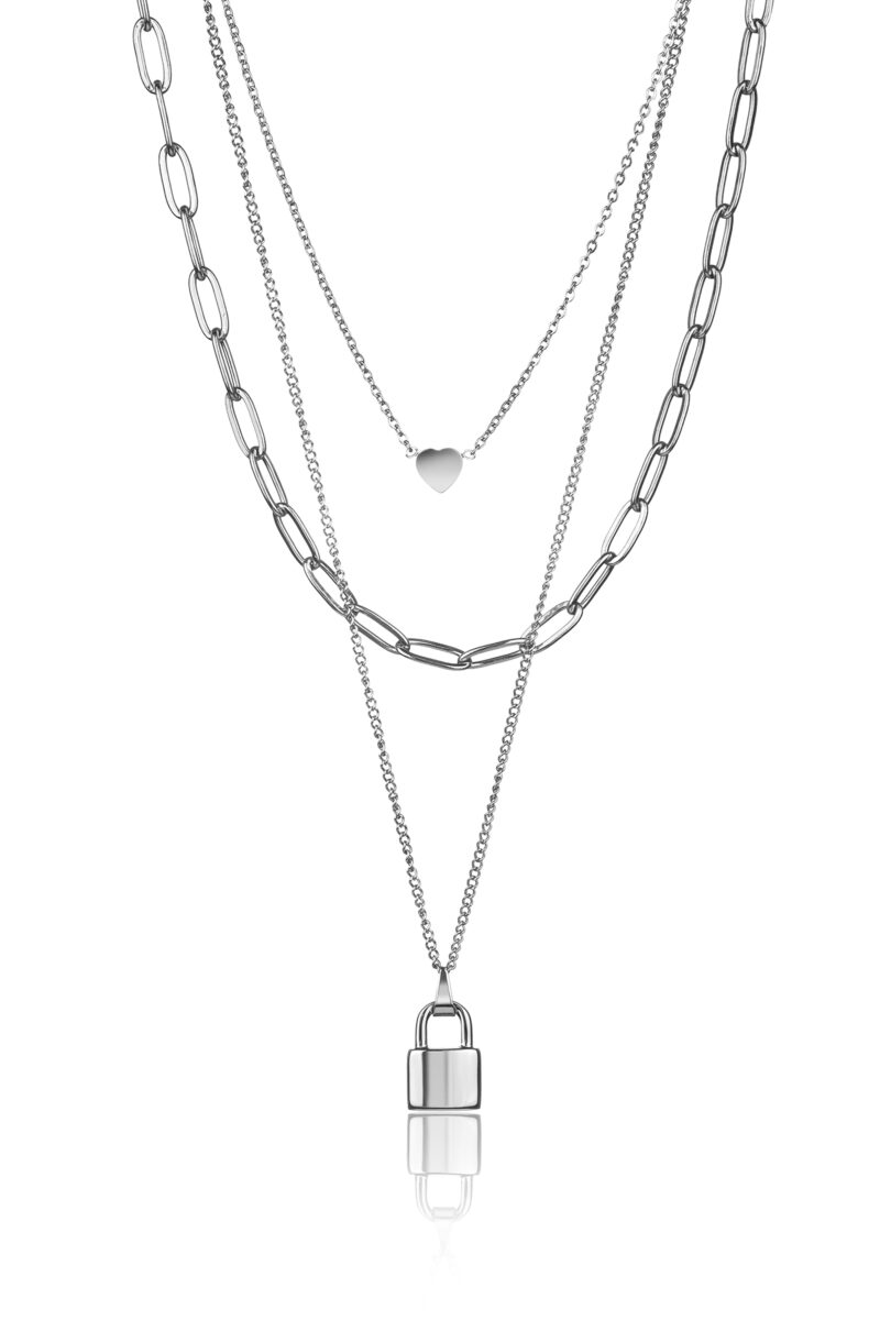 Casoli  Necklace  Silver Stainless steel - Image 5