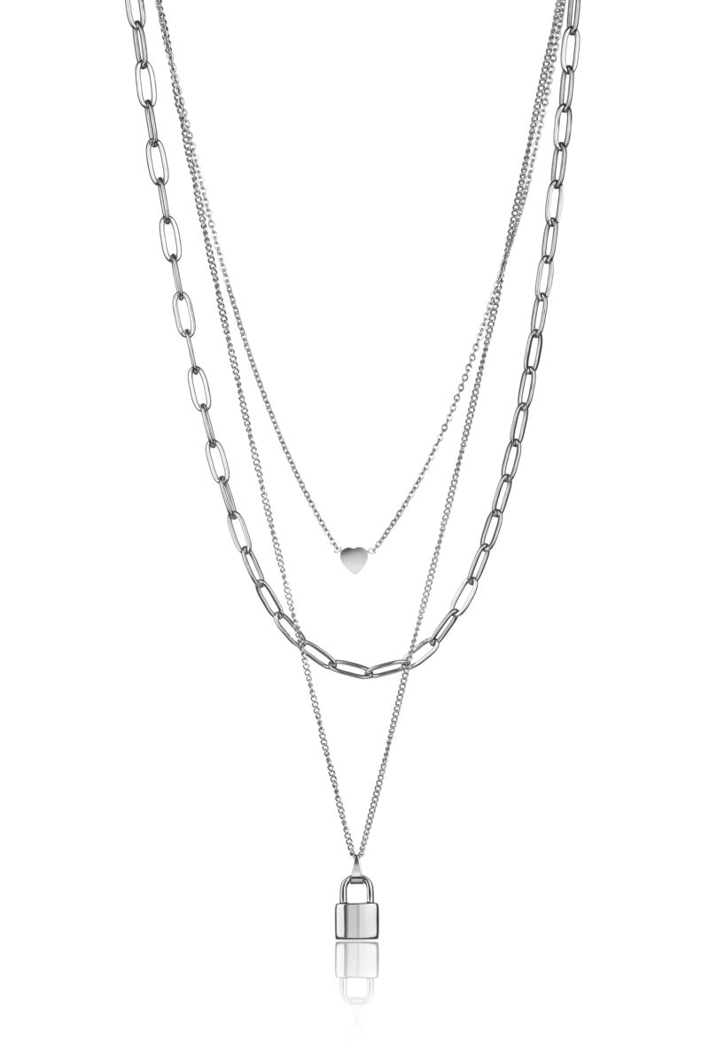 Casoli  Necklace  Silver Stainless steel - Image 7