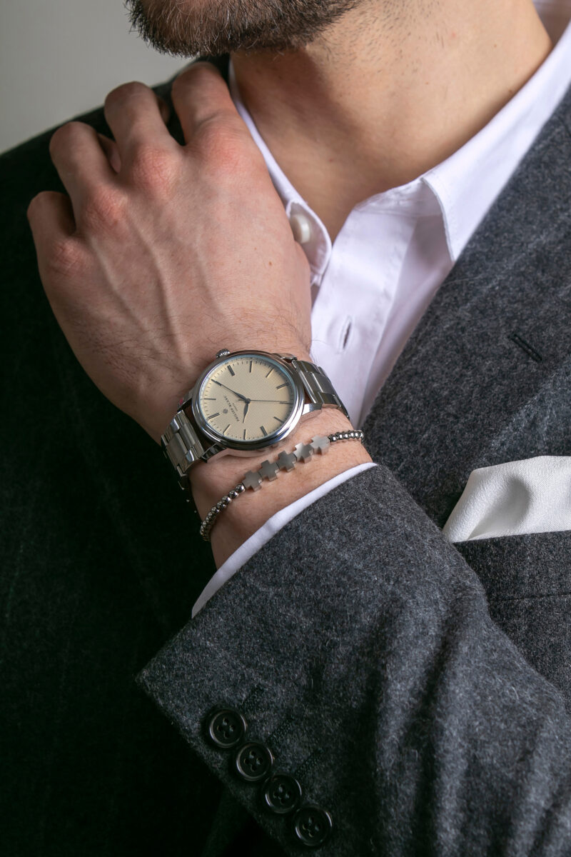 Zurich white dial silver link - Image 10