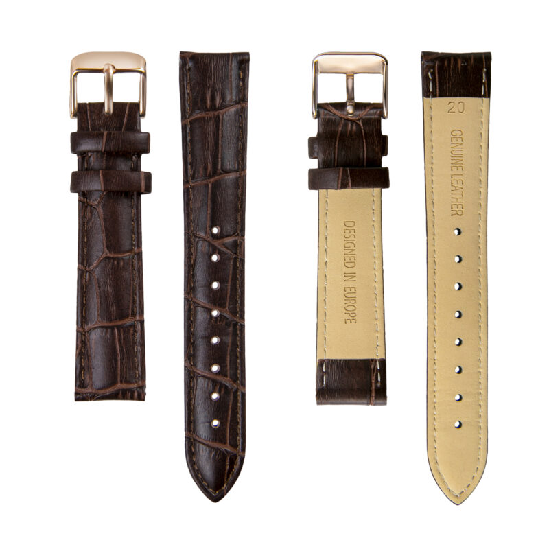 Geneva  brown croco leather - Image 16
