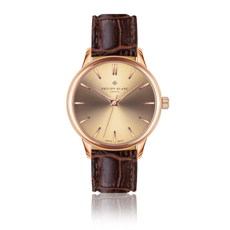 Lugano brown croco leahter - Image 17