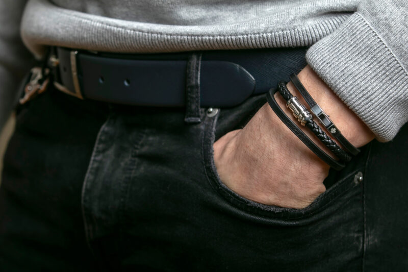 Liam Black Genuine leather - Image 2