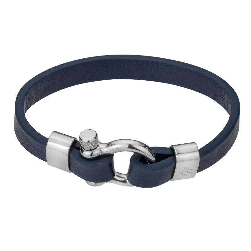 Paul Dark blue/Silver Genuine Leather/Stainless steel - Image 4