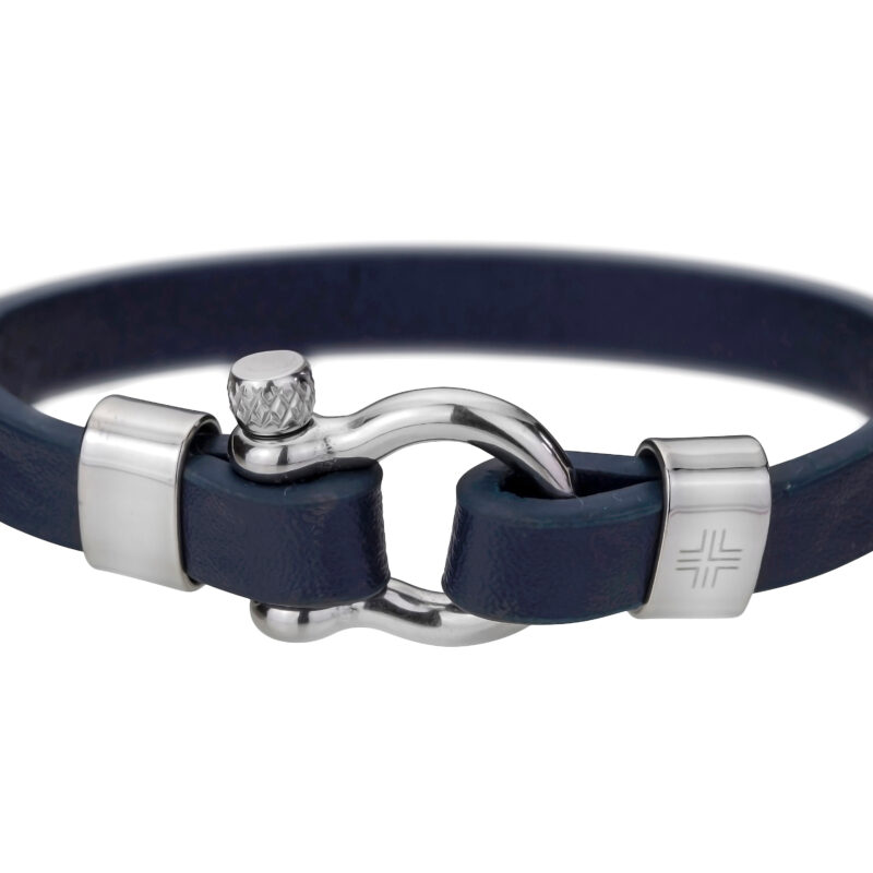 Paul Dark blue/Silver Genuine Leather/Stainless steel - Image 5