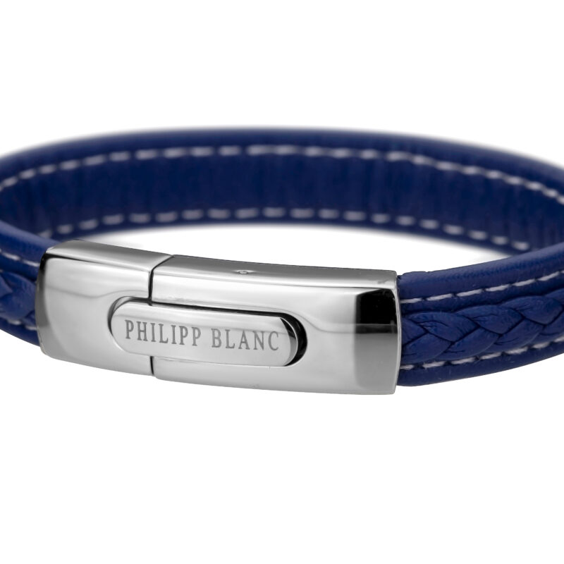 Henry Dark blue/Silver Genuine Leather/Stainless steel - Image 5