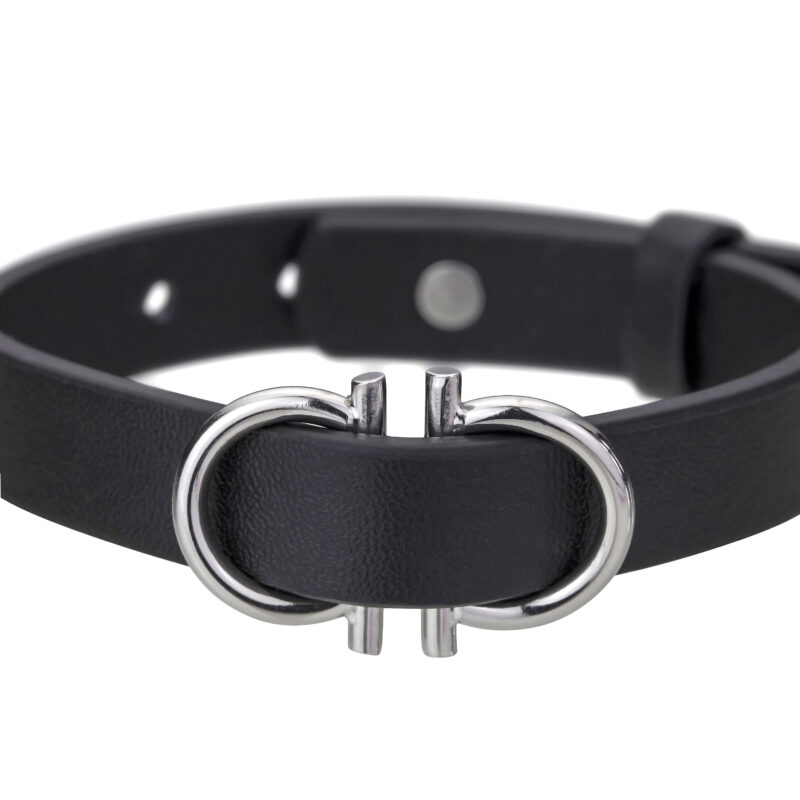 Christian  Black/Silver Genuine Leather/Stainless steel - Image 5