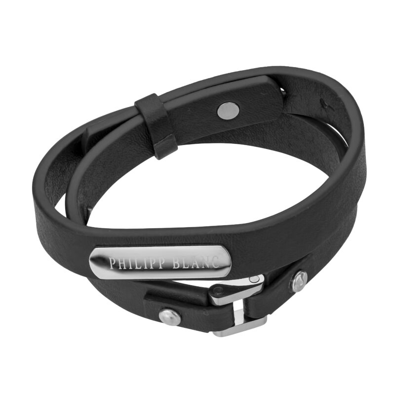 Niklas Black/Silver Genuine Leather/Stainless steel - Image 4
