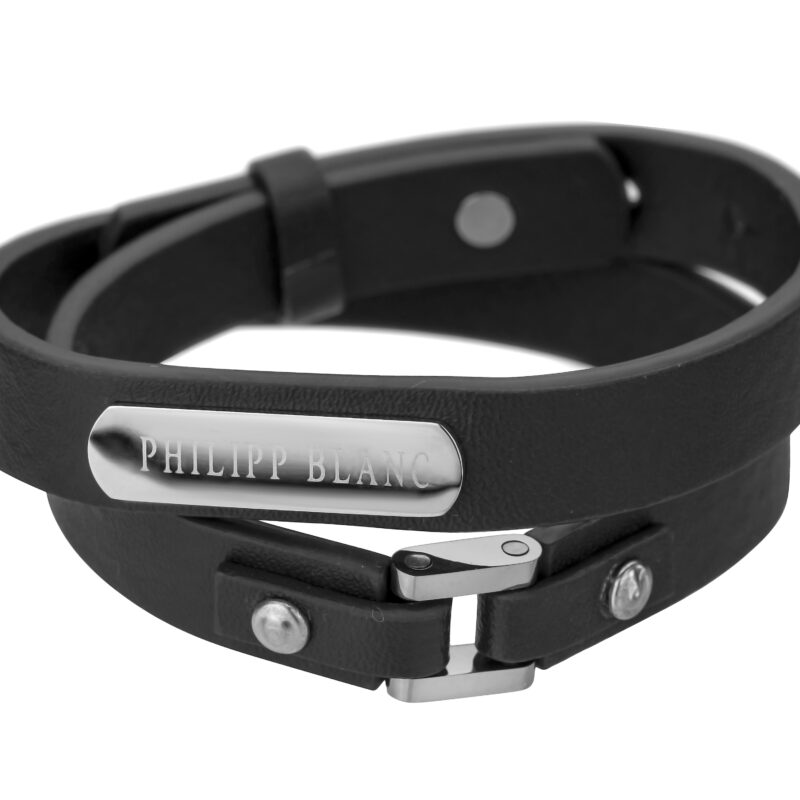 Niklas Black/Silver Genuine Leather/Stainless steel - Image 5