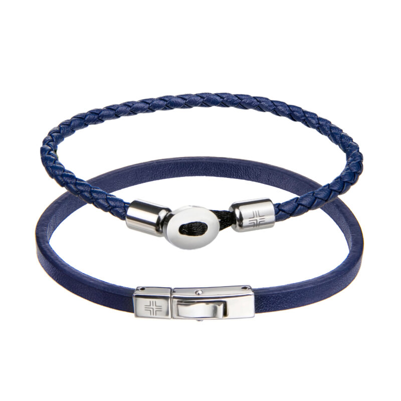 Gift set Dark blue Genuine leather/Stainless steel - Image 8