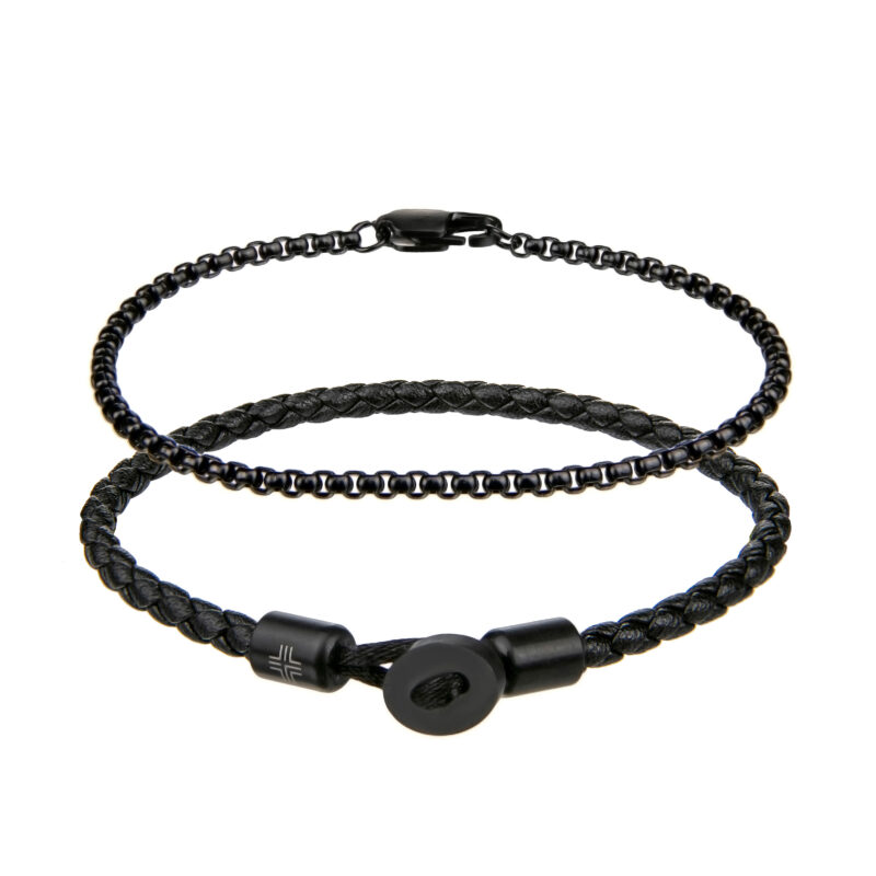 Gift set Black Genuine leather/Stainless steel - Image 11