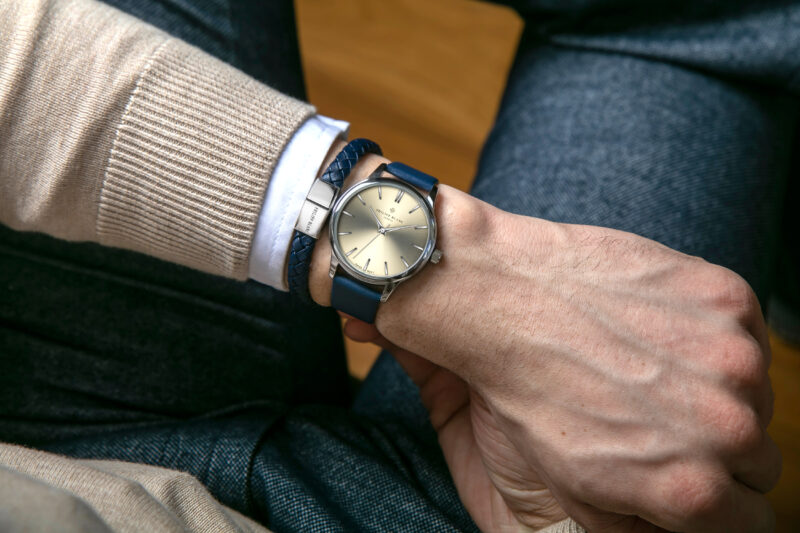 Lugano blue leather set - Image 14