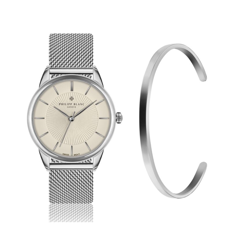 Montreux silver mesh set