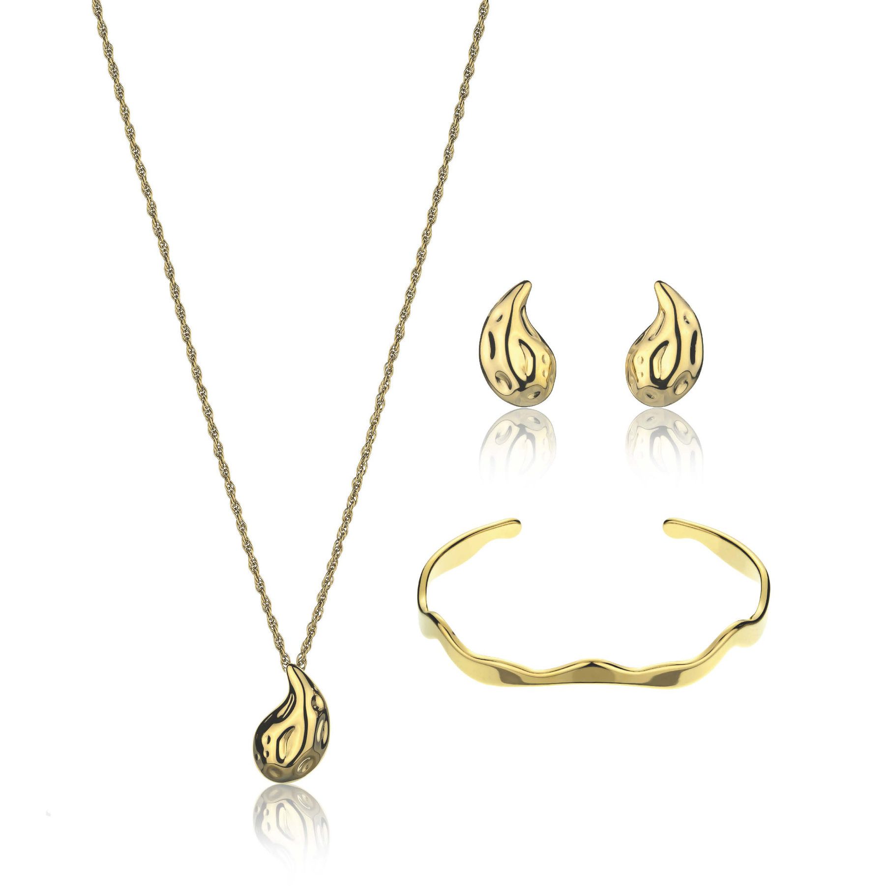 Lagoon Set in Gold
