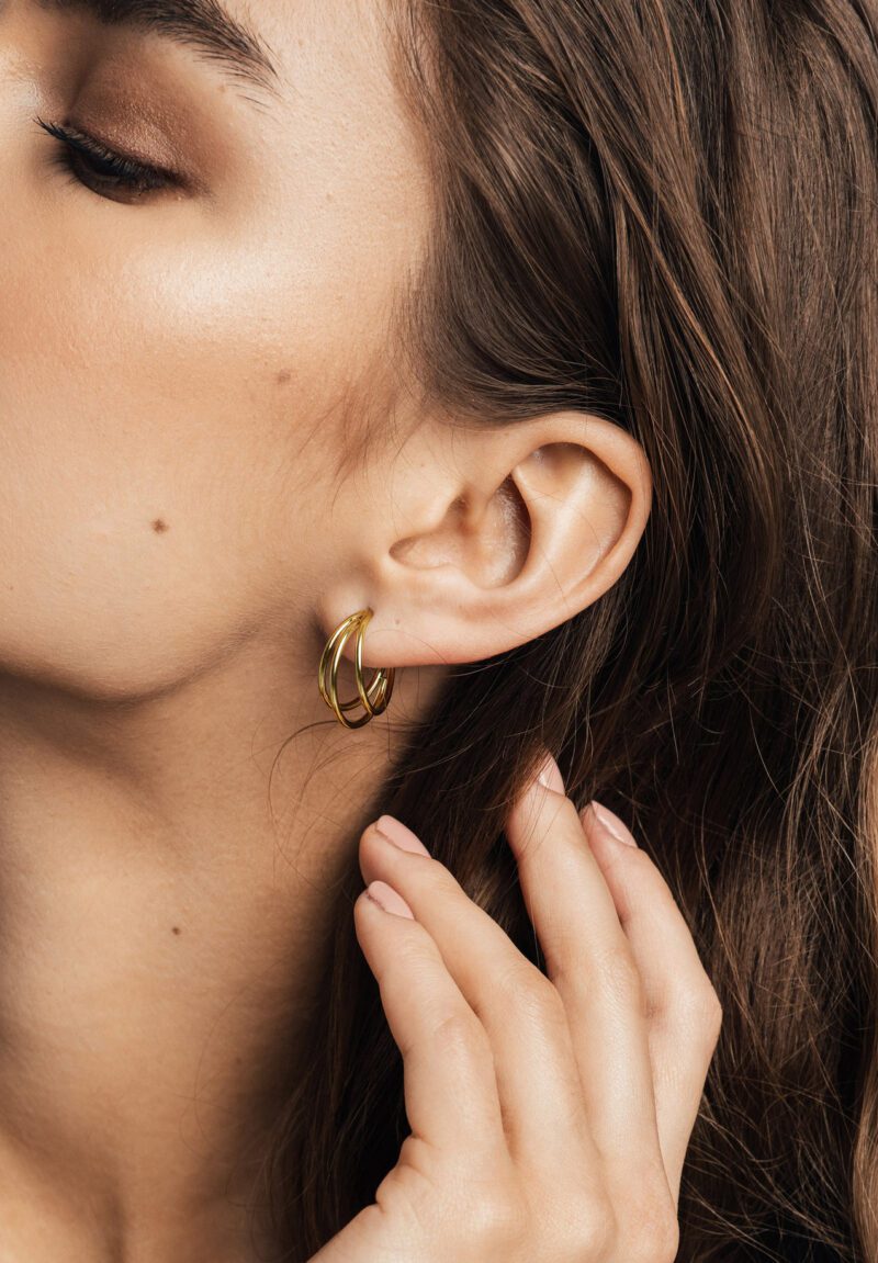 Diane Pearl Set in Gold - Image 6