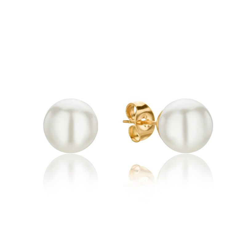 Diane Pearl Set in Gold - Image 4