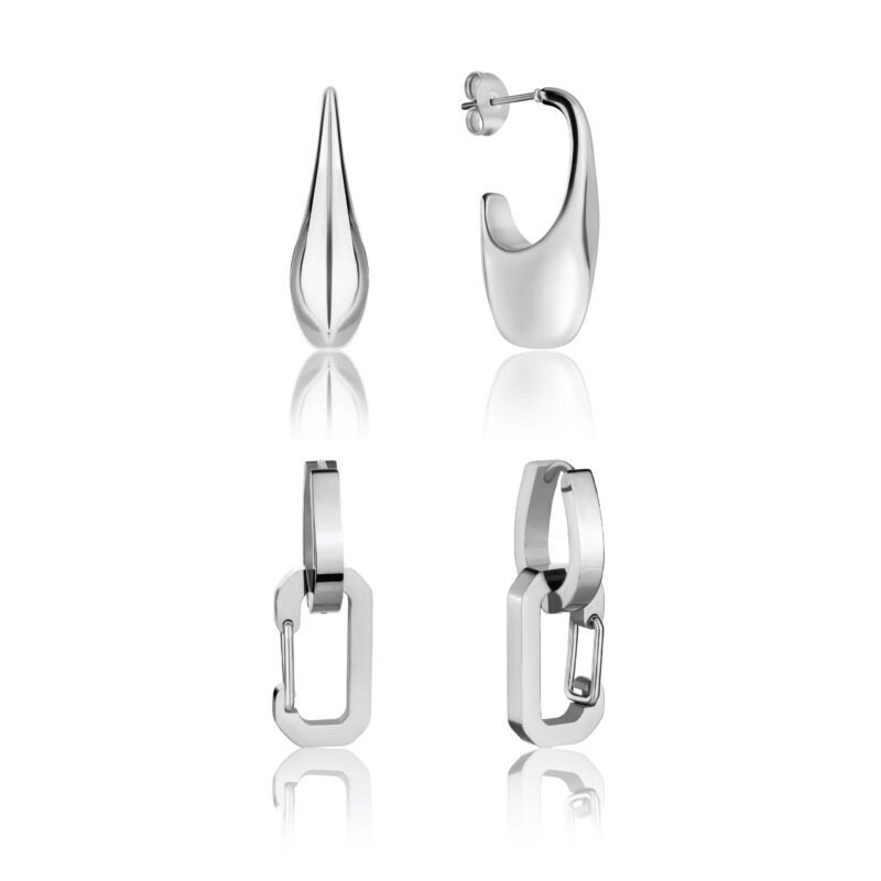 Iris Set in Silver