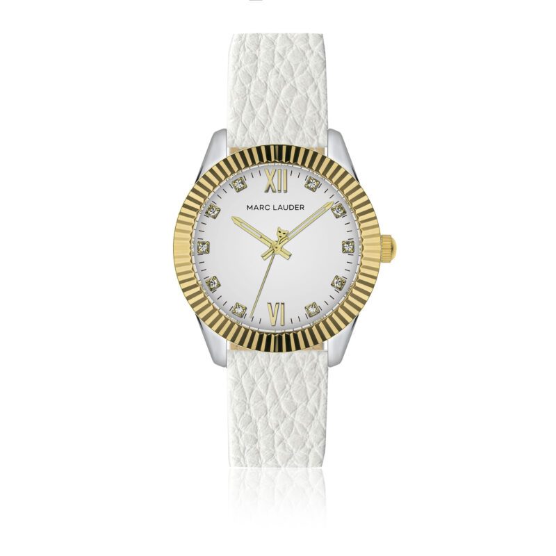 Athens White Leather
