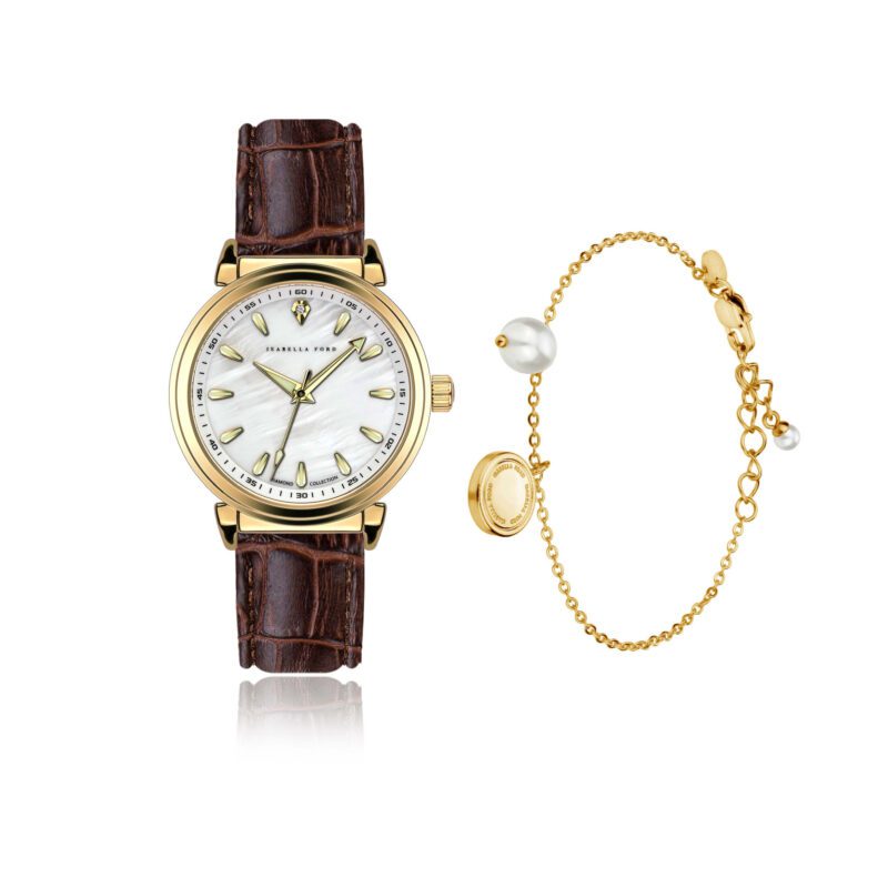 Barbara set in Gold
